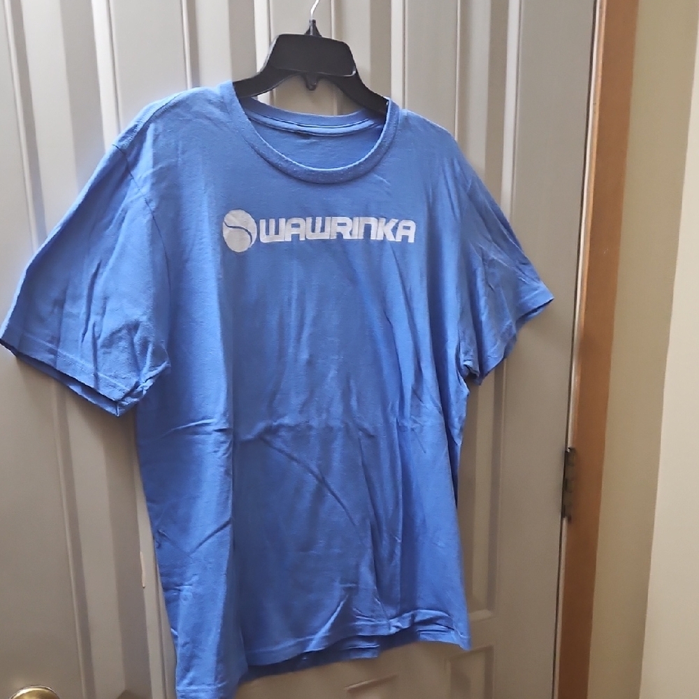 Stan Wawrinka Blue Men's Large Shirt
